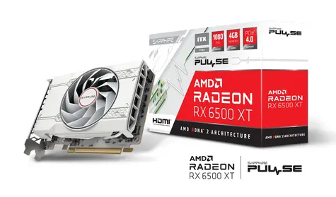 Sapphire PULSE RX 6500 XT ITX PURE 4G / 2685-2825 MHz / 4GB GDDR6 / 64-bit / 1x HDMI + 1x DP / 400W (6)