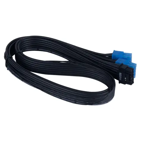 SilverStone 12VHPWR PCIe adapter cable SST-PP14-PCIE 0.55m černá / adaptér z 2x 8-Pin PCIe na 1x 16-Pin12VHPWR PCIe 5.0