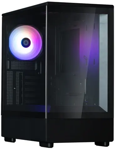 Zalman P10 černá / mATX / 1x USB-A 3.0 / 1x USB-C 3.0 / 1x 120mm ARGM / bez zdroje / průhledná bočnice