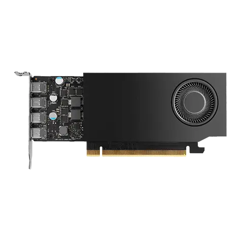 PNY NVIDIA Quadro RTX A400 / 4GB GDDR6 / 64-bit / PCIe x8 4.0 / 4x mDP / 50W