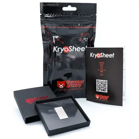 Thermal Grizzly KryoSheet (24 x 12 x 0.2 mm) / Teplovodivá podložka / Grafen / 1 Ks