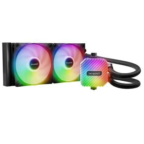 be quiet! Light Loop AiO ARGB černá / 2x 120mm / Rifle Bearing / 34.9 dB @ 2100 RPM / 61.8 CFM / Intel + AMD
