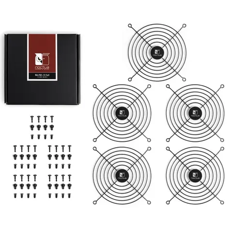 Noctua NA-FG1-14 Sx5 (5ks) černá / Mřížka pro ventilátor / 140 mm