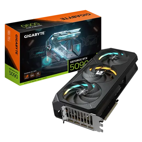GIGABYTE GeForce RTX 5090 GAMING 32GB OC / 2550MHz / 32GB GDDR7 / 512-bit / 1x HDMI + 3x DP / 1000W (16)