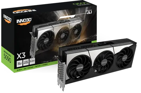 INNO3D RTX 5090 X3 32GB / 2407MHz / 32GB GDDR7 / 512-bit / 1x HDMI + 3x DP / 1000W (16)