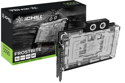INNO3D RTX 5090 iChill Frostbite 32GB / 2467MHz / 32GB GDDR7 / 512-bit / 1x HDMI + 3x DP / 1000W (16)