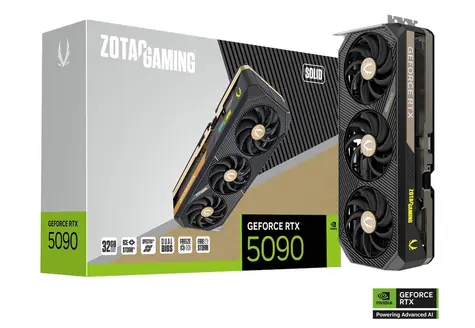 ZOTAC GAMING RTX 5090 Solid 32GB / 2407MHz / 32GB GDDR7 / 512-bit / 1x HDMI + 3x DP / 1000W (16)