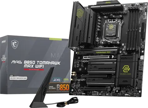 MSI MAG B850 TOMAHAWK MAX WIFI / B850 / 4x DDR5 / 1x 5GLAN / Wi-Fi7 / ATX