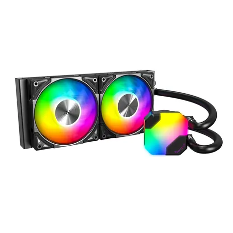 Montech Hyper Flow ARGB černá / 2x 120mm / 29.1 dB @ 2100 RPM / 76.2 CFM / AMD + Intel