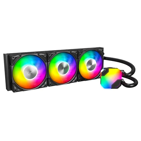 Montech Hyper Flow ARGB černá / 3x 120mm / 29.1 dB @ 2100 RPM / 76.2 CFM / AMD + Intel 