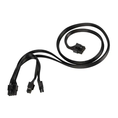 SilverStone Adaptér 8-Pin EPS na 8-Pin EPS + 4+4 Pin - 750mm + 150mm černá
