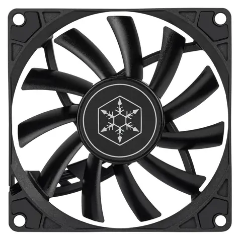 SilverStone Air Slimmer 90 černá / 92mm / Hydraulic Bearing / 32 dB @ 2500 RPM / 45.73 CFM / 4-Pin PWM