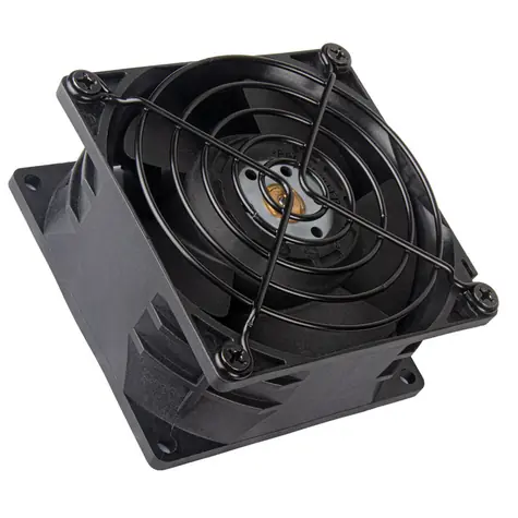SilverStone FHS 80X černá / 80mm / Dual Ball Bearing / 61.4 dB @ 10000 RPM / 83.66 CFM / 4-Pin PWM