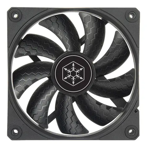 SilverStone Shark Force černá / 120mm / Hydro Dynamic Bearing / 41.2 dB @ 2500 RPM / 100 CFM / 4-Pin PWM 