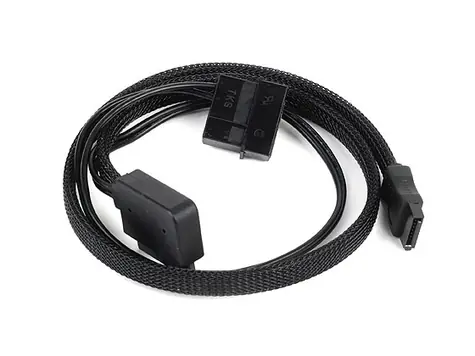 SilverStone Slimline-SATA na SATA Adapter 400mm černá 