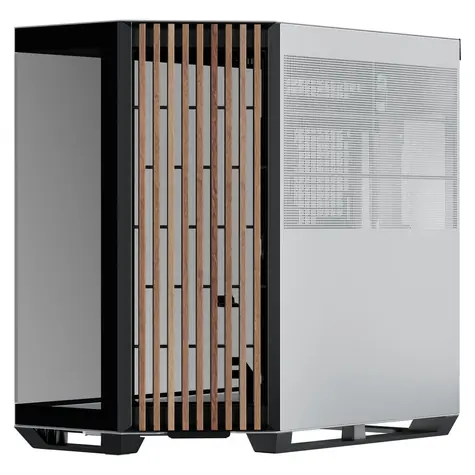 APNX V1 Midi-Tower ATX case černo-bílá / ATX / 3x 360 mm ARGB / 1x 120mm ARGB / bez zdroje / průhledná bočnice