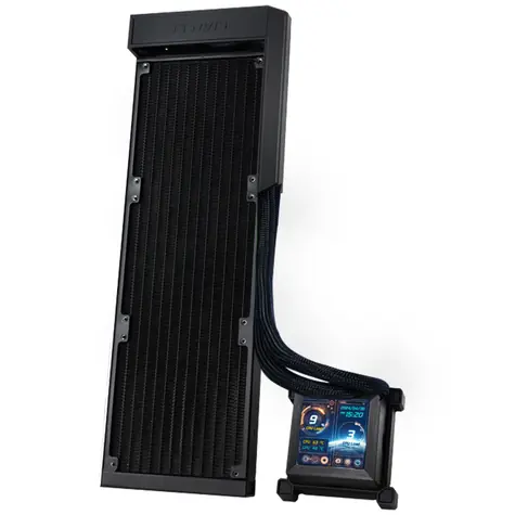 Lian Li Hydroshift LCD 360 ARGB AiO bez větráků černá / 3x 120 mm / Intel + AMD