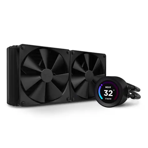 NZXT Kraken Elite 280 černá / 2x 140mm / Fluid Dynamic Bearing / 32.1 dB @ 1500 RPM / 99.68 CFM / AMD + Intel