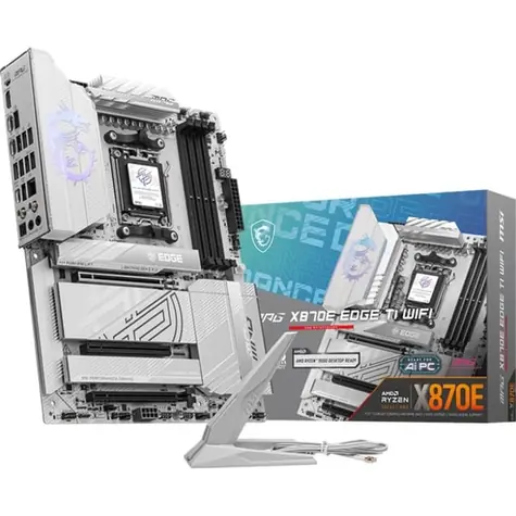 MSI MPG X870E EDGE TI WIFI / AMD X870 / DDR5 / SATA III RAID / USB / 5GLAN / M.2 / Wi-Fi / sc.AM5 / ATX