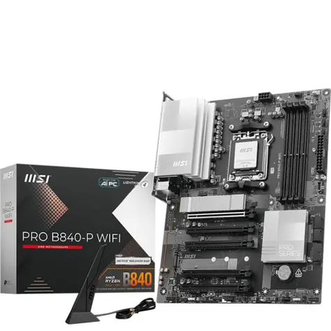 MSI PRO B840-P WIFI / B840 / 4x DDR5 / 1x 2.5GLAN / Wi-Fi 7 / ATX 