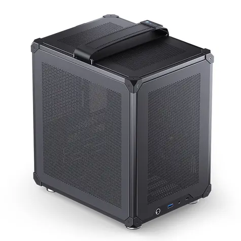 Jonsbo C6-ITX černá / mITX / 1x USB-A / 1x USB-C / bez zdroje
