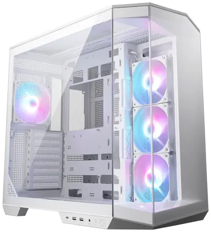 MSI MAG PANO 100R PZ bílá / ATX / 2x USB-A 3.0 / 4x 120mm ARGB / průhledná bočnice / bez zdroje