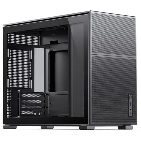 Jonsbo D31 MESH TG černá / mATX / 1x USB-A 3.2 / 1x USB-C 3.2 / bez zdroje / průhledná bočnice 