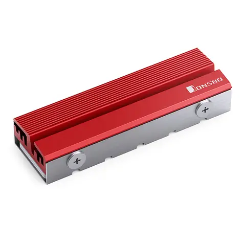 Jonsbo M.2-6 červená / chladič na M.2 2280 disk