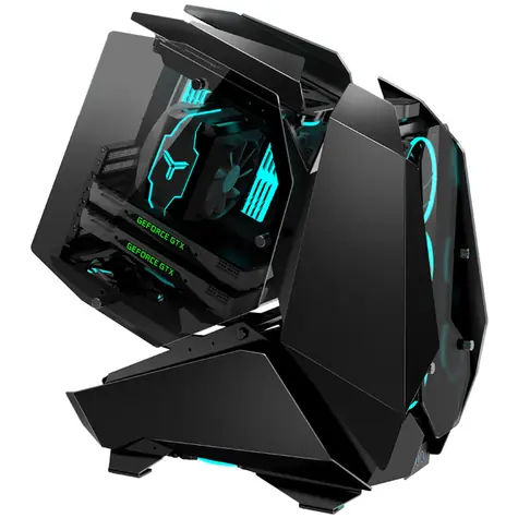 Jonsbo MOD5 černá / ATX / 2x USB-A 3.0 / 1x USB-C 3.2 / bez zdroje / průhledná bočnice / RGB