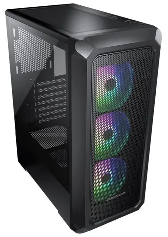 COUGAR Archon 2 Mesh RGB černá / PC skříň / ATX / micro-ATX / mini-ITX / RGB / průhledná bočnice / Zdroj 600w