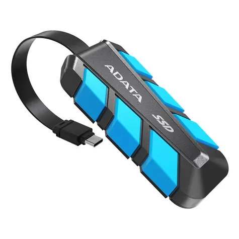 ADATA SC740 500GB modrá / SSD / Externí / čtení: 1050MBps / zápis: 1000MBps / Type-C 3.2 Gen 2