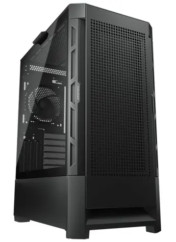 COUGAR Airface černá / PC skříň / E-ATX / ATX / micro-ATX / mini-ITX / průhledná bočnice / bez zdroje 
