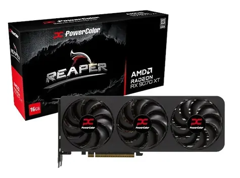 PowerColor Reaper Radeon RX 9070 XT 16GB / 2970 MHz / 16GB GDDR6 / 256-bit / 1x HDMI + 3x DP / 750W (8+8)