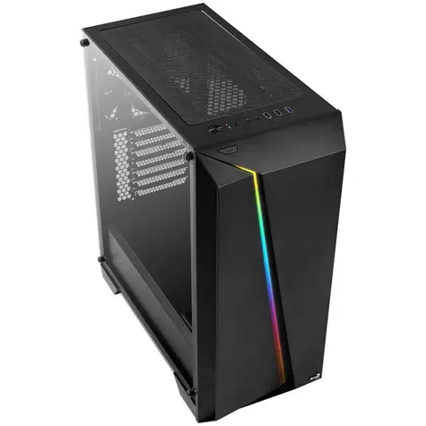 Aerocool Cylon Pro  černá / ATX / 1x USB-A 3.0 / 2x USB-A 2.0 / 1x 120mm / bez zdroje / průhledná bočnice 