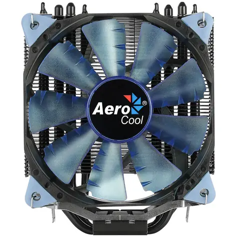Aerocool Verkho 4 černá / chladič CPU / 27dB / 120mm / TDP 125W
