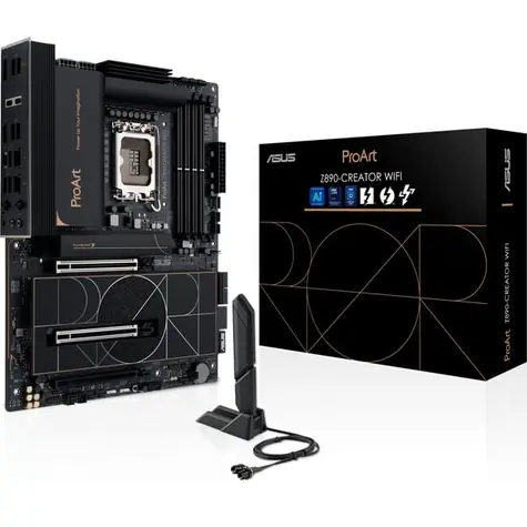 ASUS ProArt Z890-Creator WIFI / Z890 / LGA 1851 / 4x DDR5 / PCIex16 / 1x 10GLAN /1x 2.5GLAN / ATX