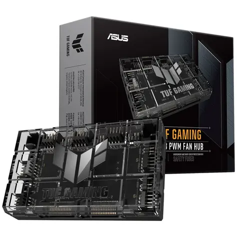 ASUS TUF Gaming ARGB Controller / 6x 4-Pin pro ventilátory / 6x 3-Pin ARGB / 2x SATA pro napájení / RGB osvě