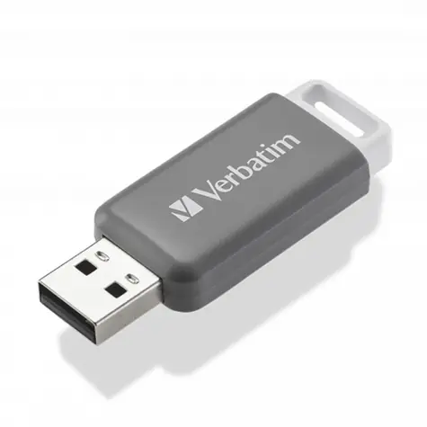 Verbatim DataBar 128GB šedá / Flash Disk / USB-A 2.0