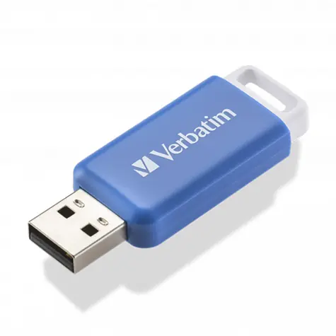 Verbatim DataBar 64GB modrá / Flash Disk / USB-A 2.0