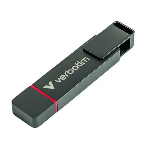 Verbatim Dual QuickStick 512GB šedá / Flash Disk / USB-A&USB-C 3.0 / čtení: až 550MBs / zápis: až 500MBs
