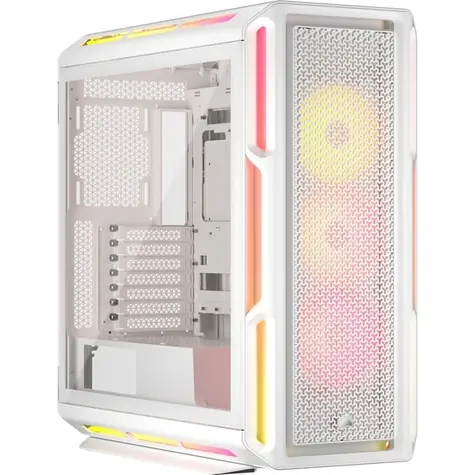 CORSAIR iCUE 5000T LX RGB bílá / E-ATX / 1x USB-C 3.2 / 4x USB-A / bez zdroje / průhledná bočnice