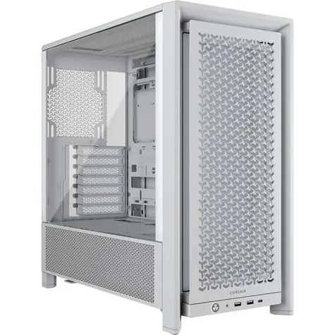 CORSAIR FRAME 4000D RS bílá / E-ATX / 1x USB-C 3.2 / 2x USB-A / bez zdroje / průhledná bočnice