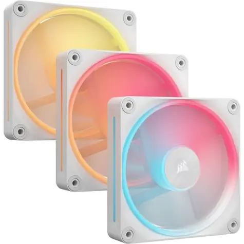 Corsair iCUE Link LX120-R RGB 3ks  bílá / 120mm / Hydraulic bearing / 400-2400 RPM /35.1 dB