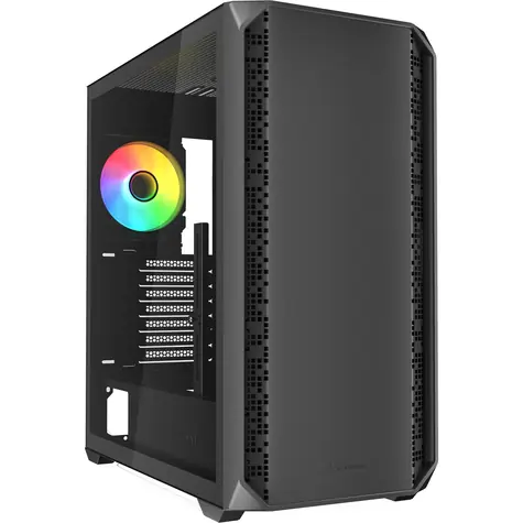 Sharkoon AK2 RGB černá / ATX / 2x USB 3.2 / 1x USB-C / 2x 120mm / bez zdroje / průhledná bočnice