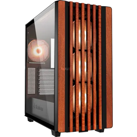 Sharkoon Rebel C70G RGB černá / ATX / 2x USB 3.2 / 1x USB-C / 4x 120mm / bez zdroje / průhledná bočnice