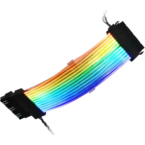 Sharkoon Light Cable SHARK XTend bílá / 245mm / (8+8+8)