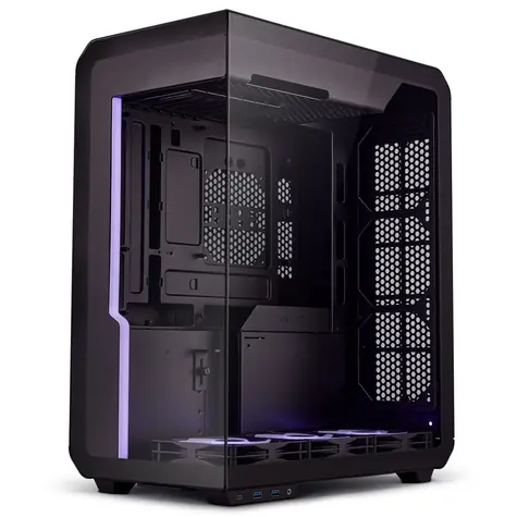 Ssupd Xhuttle černá / ATX / 2x USB-A 3.0 / 1x USB-C 3.2 / průhledná bočnice / bez zdroje