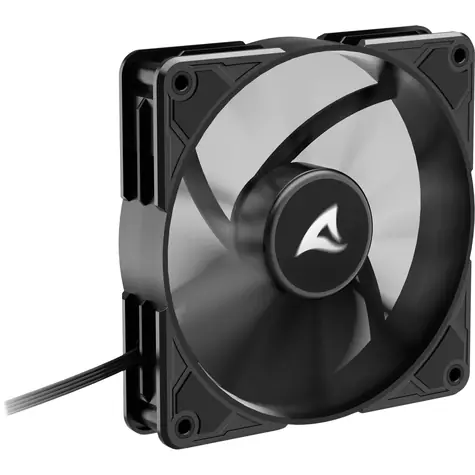 Sharkoon SilentStorm BW120 PWM černá / větráček / 120mm / RGB / 28 dBA / 1400 RPM / 89.06 m3h