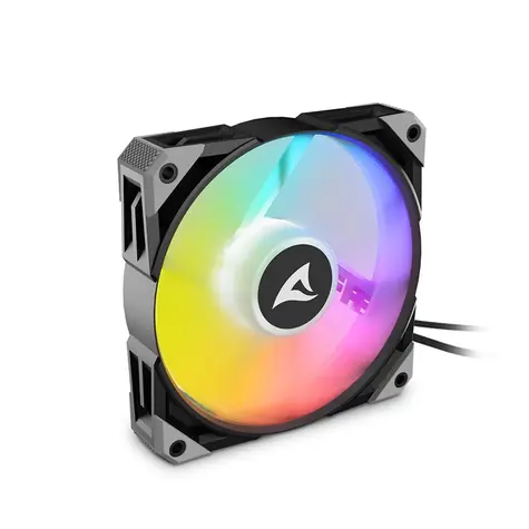 Sharkoon Rebel F50 PWM černá / větráček / 120mm / RGB / 35 dBA / 2000 RPM / 77.6CFM