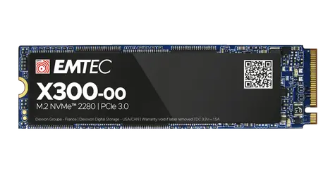 EMTEC X300 512GB / SSD / M.2 2280 / PCle Gen3 / čtení: 3000MBs / zápis: 2500MBs